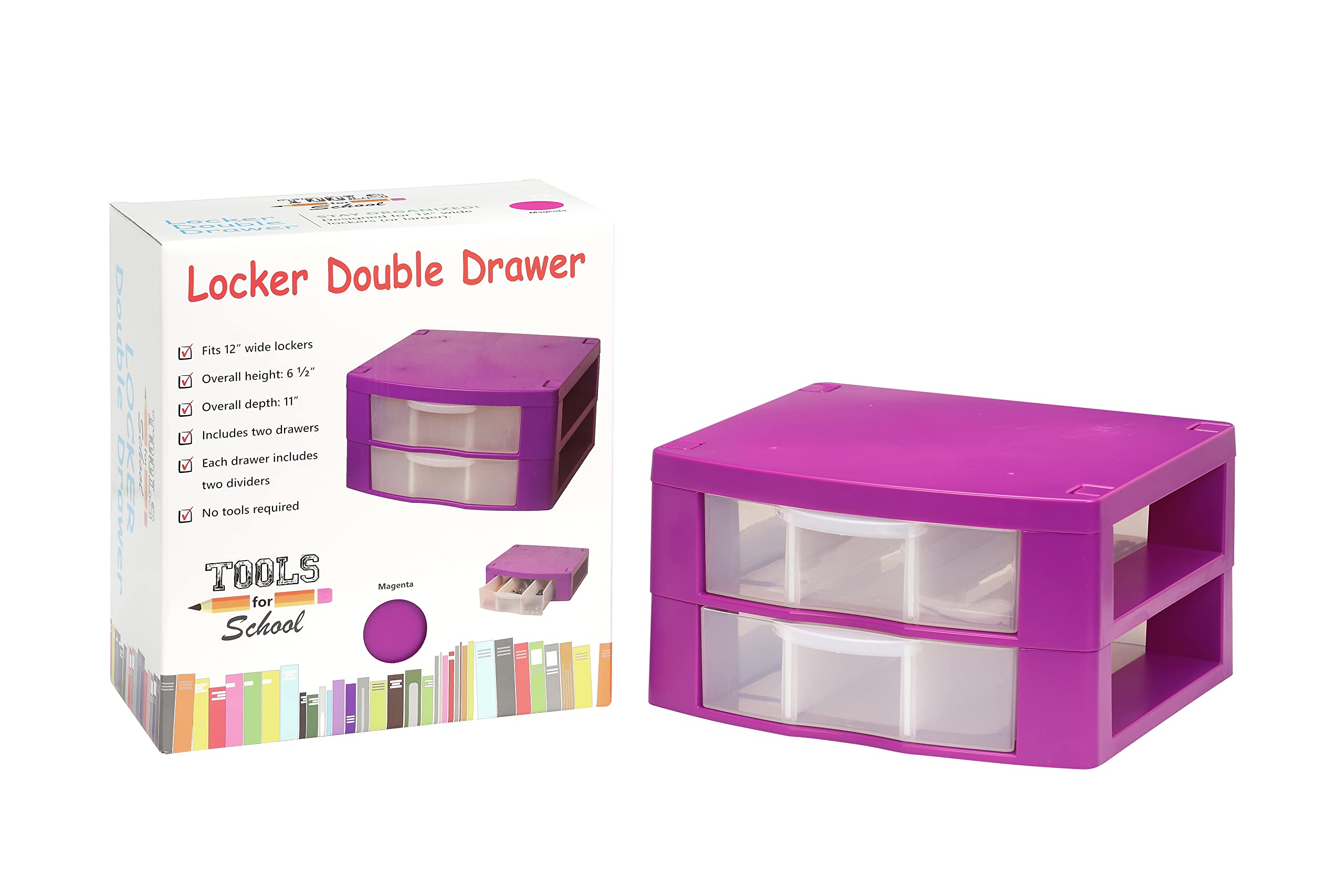 Amazon.com : Tools for School Locker Drawer. Includes 2 Removable
